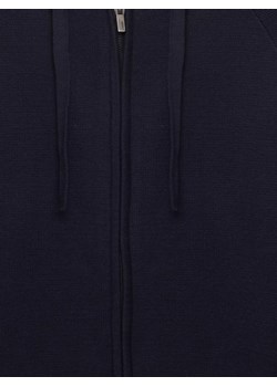 Sweter męski rozpinany z kapturem granatowy Hoodian 403 ze sklepu Big Star w kategorii Swetry męskie - zdjęcie 188654883