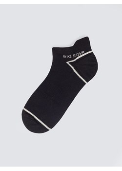 Stopki męskie bawełniane czarne Serhios 906 ze sklepu Big Star w kategorii Skarpetki męskie - zdjęcie 188654950