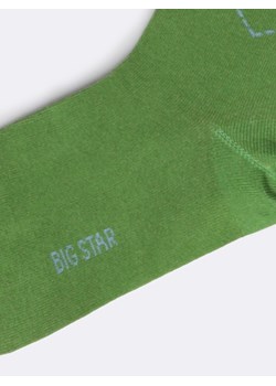 Skarpety męskie długie w romby zielone Stefanosi 301 ze sklepu Big Star w kategorii Skarpetki męskie - zdjęcie 188654963