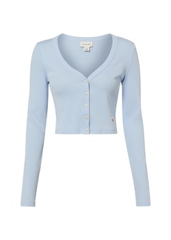 Calvin Klein Jeans Damska koszulka z długim rękawem Kobiety Bawełna jasnoniebieski jednolity ze sklepu vangraaf w kategorii Bluzki damskie - zdjęcie 188655331