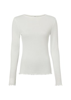 Opus Damska koszulka z długim rękawem - Suzzo Kobiety écru jednolity ze sklepu vangraaf w kategorii Bluzki damskie - zdjęcie 188655362