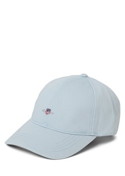 Gant Czapka męska Mężczyźni Bawełna (100%) jasnoniebieski jednolity ze sklepu vangraaf w kategorii Czapki z daszkiem damskie - zdjęcie 188655384