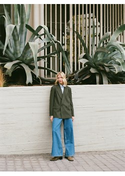 Reserved - Jeansy wide leg - niebieski ze sklepu Reserved w kategorii Jeansy damskie - zdjęcie 188655514