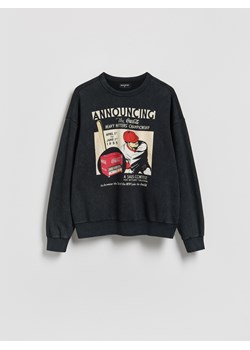 Reserved - Bluza comfort fit z nadrukiem Coca-Cola - czarny ze sklepu Reserved w kategorii Bluzy męskie - zdjęcie 188655624