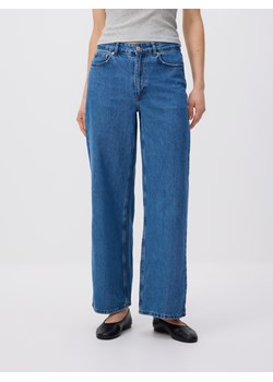 Reserved - Jeansy wide leg - niebieski ze sklepu Reserved w kategorii Jeansy damskie - zdjęcie 188655831