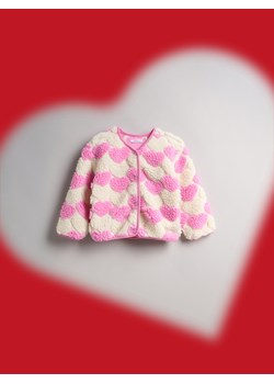 Reserved - Bluza z imitacji baranka - złamana biel ze sklepu Reserved w kategorii Bluzy dziewczęce - zdjęcie 188655932