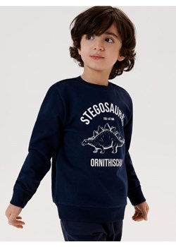 Sinsay - Bluza z nadrukiem - granatowy ze sklepu Sinsay w kategorii Bluzy chłopięce - zdjęcie 188656453