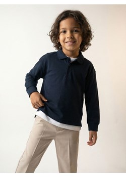 Sinsay - Koszulka polo z długim rękawem - granatowy ze sklepu Sinsay w kategorii T-shirty chłopięce - zdjęcie 188656463