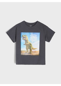 Sinsay - Bawełniana koszulka z nadrukiem Brainrot Cactusini Dinosaurini - szary ze sklepu Sinsay w kategorii T-shirty chłopięce - zdjęcie 188656510