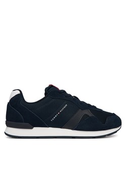 Sneakersy Tommy Hilfiger Maxlite Mix FM0FM05830 Niebieski ze sklepu eobuwie.pl w kategorii Buty sportowe męskie - zdjęcie 188656620