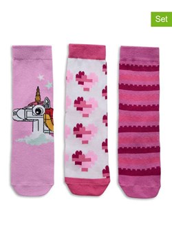 LEGO Skarpety (3 pary) w kolorze różowym ze sklepu Limango Polska w kategorii Skarpetki dziecięce - zdjęcie 188659451