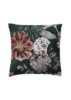 ethere Perkalowa poszewka "Alur" w kolorze zielono-jasnoróżowym na poduszkę ze sklepu Limango Polska w kategorii Poduszki dekoracyjne - zdjęcie 188659821