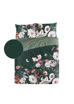 ethere Perkalowa poszwa "Alur" w kolorze zielono-jasnoróżowym na kołdrę ze sklepu Limango Polska w kategorii Pościele - zdjęcie 188659824