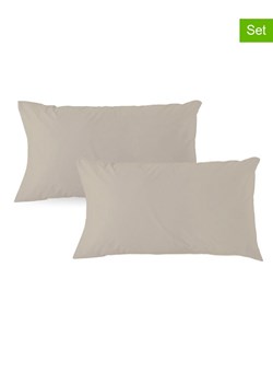 Monsun Poszewki (2 szt.) "Sakura" w kolorze beżowym ze sklepu Limango Polska w kategorii Poduszki dekoracyjne - zdjęcie 188659884