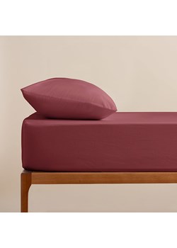 ethere Perkalowe prześcieradło "Sakura" w kolorze fioletowym na gumce ze sklepu Limango Polska w kategorii Prześcieradła - zdjęcie 188659954