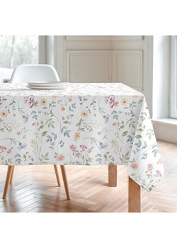 Mint Rugs Obrus "Floral And Tropical Ilma" w kolorze biało-zielono-jasnoróżowym ze sklepu Limango Polska w kategorii Obrusy i bieżniki - zdjęcie 188660000