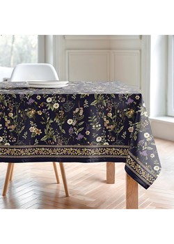 Mint Rugs Obrus "Floral And Tropical Oria" w kolorze granatowo-zielonym ze sklepu Limango Polska w kategorii Obrusy i bieżniki - zdjęcie 188660030