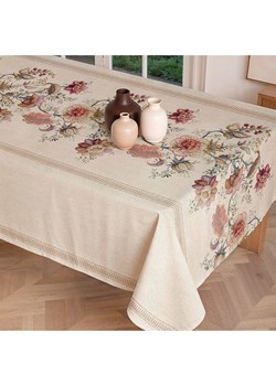 Mint Rugs Obrus "Natural Samir" w kolorze kremowo-zielono-jasnoróżowym ze sklepu Limango Polska w kategorii Obrusy i bieżniki - zdjęcie 188660090