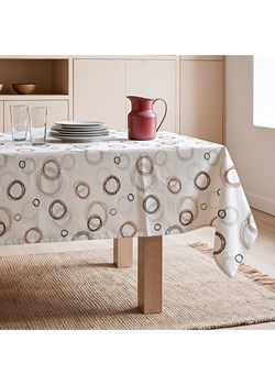 Mint Rugs Obrus "Nordic Lea" w kolorze beżowo-biało-brązowym ze sklepu Limango Polska w kategorii Obrusy i bieżniki - zdjęcie 188660120