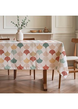 Mint Rugs Obrus "Nordic Miren" w kolorze beżowo-niebiesko-brązowym ze sklepu Limango Polska w kategorii Obrusy i bieżniki - zdjęcie 188660132