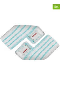 Leifheit Nakładki (2 szt.) "Profi XL micro duo" w kolorze biało-turkusowym do mopa ze sklepu Limango Polska w kategorii Akcesoria kuchenne - zdjęcie 188660331