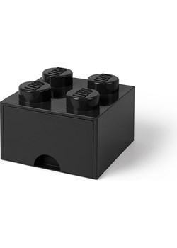 LEGO Pojemnik "Brick 4" w kolorze czarnym z szufladami - 25 x 18 x 25 cm ze sklepu Limango Polska w kategorii Pojemniki kuchenne - zdjęcie 188660810