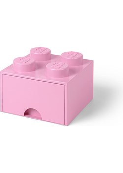 LEGO Pojemnik "Brick 4" w kolorze jasnofioletowym z szufladami  - 25 x 18 x 25 cm ze sklepu Limango Polska w kategorii Pojemniki kuchenne - zdjęcie 188660821