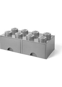 LEGO Pojemnik "Brick 8" w kolorze szarym z szufladami - 50 x 18 x 25 cm ze sklepu Limango Polska w kategorii Pojemniki kuchenne - zdjęcie 188660854