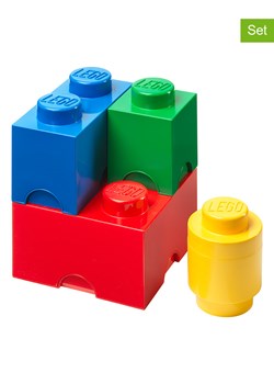 LEGO Pojemniki (4 szt.) "Brick" w różnych kolorach ze sklepu Limango Polska w kategorii Pojemniki kuchenne - zdjęcie 188660904