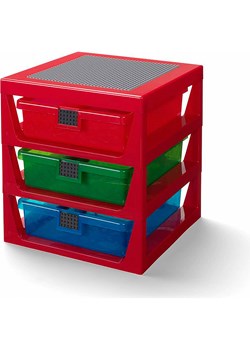 LEGO Regał w kolorze czerwonym - 34,6 x 32,6 x 37,9 cm ze sklepu Limango Polska w kategorii Meble dziecięce - zdjęcie 188661112