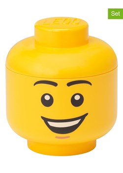 LEGO Pojemniki (4 szt.) "Head Mini" w kolorze żółtym ze sklepu Limango Polska w kategorii Pojemniki kuchenne - zdjęcie 188661204