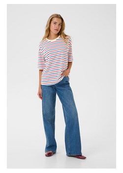 Kaffe Koszulka w kolorze biało-niebiesko-czerwonym ze sklepu Limango Polska w kategorii Bluzki damskie - zdjęcie 188661381