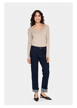 SAINT TROPEZ Sweter w kolorze beżowym ze sklepu Limango Polska w kategorii Swetry damskie - zdjęcie 188662661