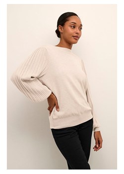 Kaffe Sweter "Alone" w kolorze beżowym ze sklepu Limango Polska w kategorii Swetry damskie - zdjęcie 188663500