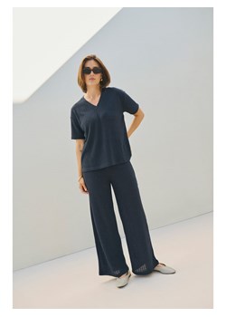 Kaffe Koszulka dzianinowa w kolorze granatowym ze sklepu Limango Polska w kategorii Bluzki damskie - zdjęcie 188664340