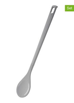 Zenker Łyżki kuchenne (2 szt.) "Candy" w kolorze szarym - dł. 31 cm ze sklepu Limango Polska w kategorii Akcesoria kuchenne - zdjęcie 188665660