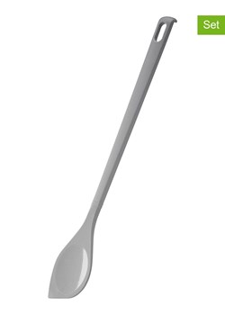 Zenker Łyżki kuchenne (2 szt.) "Candy" w kolorze szarym - dł. 30 cm ze sklepu Limango Polska w kategorii Akcesoria kuchenne - zdjęcie 188665662