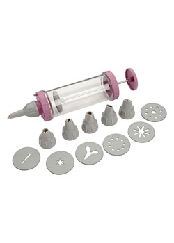 Zenker Strzykawka cukiernicza i wyciskarka do ciasta w kolorze szaro-fioletowym ze sklepu Limango Polska w kategorii Akcesoria do pieczenia - zdjęcie 188665671