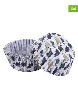 Zenker Foremki papierowe (100 szt.) "Dinosaur" w kolorze biało-zielonym do muffinek ze sklepu Limango Polska w kategorii Akcesoria do pieczenia - zdjęcie 188665710