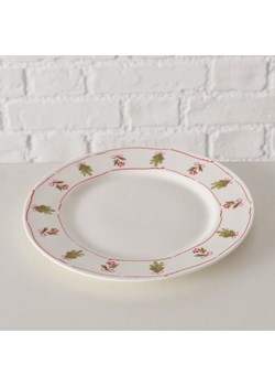 Boltze Talerzyk deserowy "Noelle" w kolorze biało-czerwonym - Ø 21,5 cm ze sklepu Limango Polska w kategorii Naczynia - zdjęcie 188666133