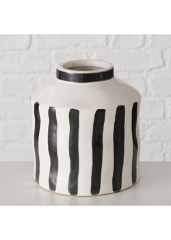 Boltze Wazon "Prymus" w kolorze biało-czarnym - wys. 14 x Ø 13 cm ze sklepu Limango Polska w kategorii Wazony - zdjęcie 188666242