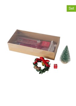 Boltze Figurki dekoracyjne (8 szt.) w kolorze czerwono-zielonym - 12 x 20 cm ze sklepu Limango Polska w kategorii Dekoracje - zdjęcie 188666354