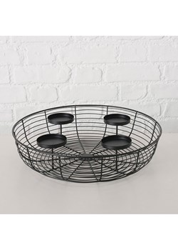 Boltze Świecznik "Matilde" w kolorze czarnym - wys. 8 x Ø 36 cm ze sklepu Limango Polska w kategorii Świeczniki - zdjęcie 188666380