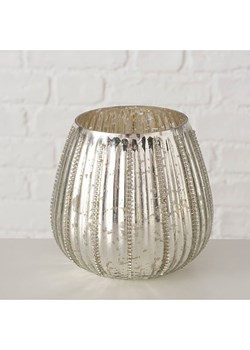 Boltze Świecznik "Perlene" w kolorze srebrnym - wys. 12,5 cm ze sklepu Limango Polska w kategorii Świeczniki - zdjęcie 188666400