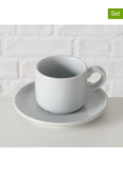 Boltze 2-częściowy zestaw  "Bergen" w kolorze szarym - wys. 6 x Ø 11 cm ze sklepu Limango Polska w kategorii Dzbanki i zaparzacze - zdjęcie 188666424