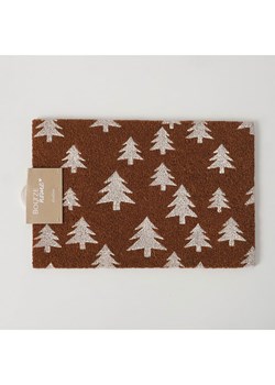 Boltze Wycieraczka w kolorze jasnobrązowo-białym z włókna kokosowego - 60 x 40 cm ze sklepu Limango Polska w kategorii Dom - zdjęcie 188666451