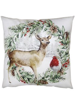 Clayre &amp; Eef Poszewka ze wzorem na poduszkę - 45 x 45 cm ze sklepu Limango Polska w kategorii Poduszki dekoracyjne - zdjęcie 188666502