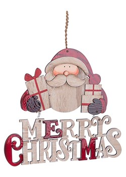 Bizzotto Zawieszka dekoracyjna "Santa" ze wzorem - wys. 38 cm ze sklepu Limango Polska w kategorii Dekoracje - zdjęcie 188666562