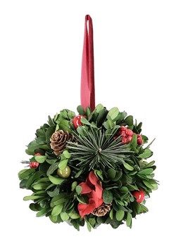 Bizzotto Zawieszka dekoracyjna "Berries" w kolorze zielonym - Ø 12 cm ze sklepu Limango Polska w kategorii Dekoracje - zdjęcie 188666590