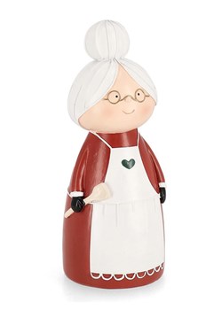 Bizzotto Figurka dekoracyjna "Granny" w kolorze czerwonym - wys. 22 cm ze sklepu Limango Polska w kategorii Dekoracje - zdjęcie 188666592